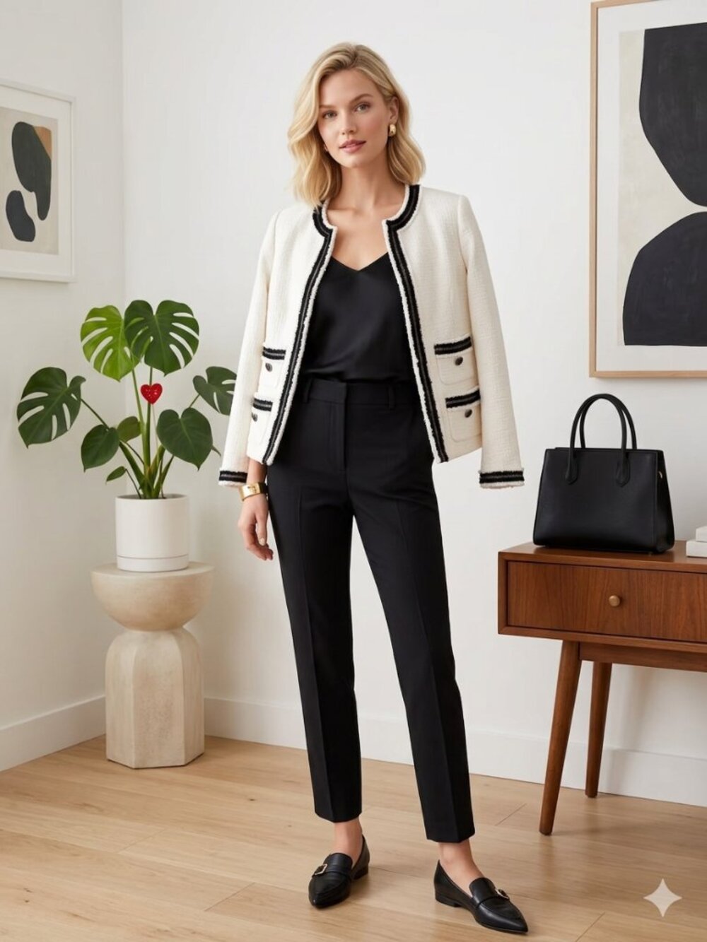 Talbots Provence Tweed Jacket – Size 2P (Fits XS–S)